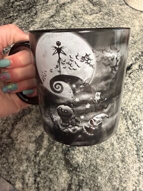 Disney The Nightmare Before Christmas Black and Tan Logo Mug